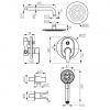 Sprchový set pod omietku Ferro Rotondo SET-ROT1-P Sprchový set pod omietku Ferro Rotondo SET-ROT1-P