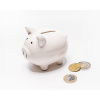 Prasiatko pokladnička V darčekovej krabičke, keramické Prasiatko pokladnička V darčekovej krabičke, keramické