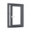 Jednokrídlové pivničné plastové okno OLIMPIA 60 AD, pravé Jednokrídlové pivničné plastové okno OLIMPIA 60 AD, pravé