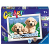 Maľovanie podľa čísel Ravensburger Kreatívne a výtvarné hračky 201884 CreArt Roztomilé šteňatá (4005556201884) Maľovanie podľa čísel Ravensburger Kreatívne a výtvarné hračky 201884 CreArt Roztomilé šteňatá (4005556201884)