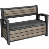 Keter DECO GARDEN lavice 227 L - Ashwood Keter DECO GARDEN lavice 227 L - Ashwood