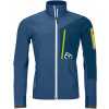 Skialpinistická softshellová bunda Ortovox Berrino Jacket Men's - mountain blue S Skialpinistická softshellová bunda Ortovox Berrino Jacket Men's - mountain blue S