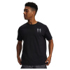 Pánske tričko Under Armour BLUR LOGO SS Black/Titan Gray XXL Pánske tričko Under Armour BLUR LOGO SS Black/Titan Gray XXL