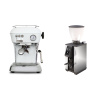Ascaso Dream ONE, Cloud White + Stone Espresso Pebble, chrome Ascaso Dream ONE, Cloud White + Stone Espresso Pebble, chrome