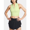 Under Armour Dámske tielko UA Run Anywhere Crop Tank Zelená MD Under Armour Dámske tielko UA Run Anywhere Crop Tank Zelená MD