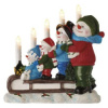 LED svietnik – snehuliaci na saniach, 24 cm, 2x AA, vnútorný, teplá biela, časovač LED svietnik – snehuliaci na saniach, 24 cm, 2x AA, vnútorný, teplá biela, časovač