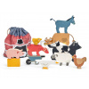 Drevené domáce zvieratká Stacking Farmyard Tender Leaf Toys 10 druhov stohovateľné 13*13*13 cm TL8480 Drevené domáce zvieratká Stacking Farmyard Tender Leaf Toys 10 druhov stohovateľné 13*13*13 cm TL8480