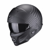 Modulárna prilba SCORPION EXO-COMBAT II MILES matná čierno / strieborná - Veľkosť 2XL Modulárna prilba SCORPION EXO-COMBAT II MILES matná čierno / strieborná - Veľkosť 2XL