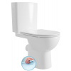 AQUALINE TAVON kombi WC, Rimless, zadný odpad, biela AQUALINE TAVON kombi WC, Rimless, zadný odpad, biela