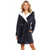 Dámsky župan Doctor Nap SWW.7181s kapucňou Farba: Sivá, Veľkosť: 2XL Dámsky župan Doctor Nap SWW.7181s kapucňou Farba: Sivá, Veľkosť: 2XL
