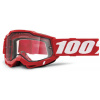 100% ACCURI 2 ENDURO MTB Goggle - Neon/Red - Clear Lens 100% ACCURI 2 ENDURO MTB Goggle - Neon/Red - Clear Lens