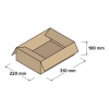 Kartónové krabice 3VVL 310x220x100mm (A4), 25 ks Kartónové krabice 3VVL 310x220x100mm (A4), 25 ks