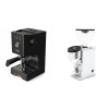 Gaggia Classic UP, black + Rocket Espresso FAUSTINO 3.1, chrome Gaggia Classic UP, black + Rocket Espresso FAUSTINO 3.1, chrome