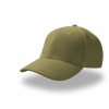 Atlantis | Pilot, Brúsená 6 panelová bavlnená keprová šiltovka, zelená Olive Atlantis | Pilot, Brúsená 6 panelová bavlnená keprová šiltovka, zelená Olive