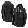 Pittsburgh Steelers - 2024 Nike Sideline Club Full-zip NFL Mikina s kapucňou M/USA=L/EU Pittsburgh Steelers - 2024 Nike Sideline Club Full-zip NFL Mikina s kapucňou M/USA=L/EU
