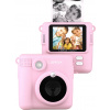 Lamax InstaKid1 instantní fotoaparát růžová integrovaný akumulátor, s vestavěným bleskem, Full HD videozáznam, ochrana proti stříkající vodě Lamax InstaKid1 instantní fotoaparát růžová integrovaný akumulátor, s vestavěným bleskem, Full HD videozáznam, ochrana proti stříkající vodě