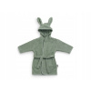 Detský župan s kapucňou Králik 1-3 roky Zelený Jollein Detský župan s kapucňou Králik 1-3 roky Zelený Jollein