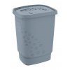 Kôš na prádlo Flowers 55 l, šedý Kôš na prádlo Flowers 55 l, šedý