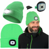 Zimná čiapka Ecolight s LED diódou, zelená, univerzálna veľ. Zimná čiapka Ecolight s LED diódou, zelená, univerzálna veľ.