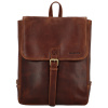 Kožený batoh hnedý - SendiDesign Vulcano hnedá Kožený batoh hnedý - SendiDesign Vulcano hnedá