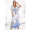 603-3 Airy wrap maxi dress with floral pattern – blue roses modrá | biela | svetlomodrá One size numoco basic 5903938291159 603-3 Airy wrap maxi dress with floral pattern – blue roses modrá | biela | svetlomodrá One size numoco basic 5903938291159
