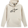 Alpinestars Ageless Hoodie 3 biela off white/čierna Veľkosť: XL Alpinestars Ageless Hoodie 3 biela off white/čierna Veľkosť: XL