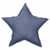 Cotton & Sweets Pure Nature dekoračný vankúš hviezda zo 100% ľanu modrá Cotton & Sweets Pure Nature dekoračný vankúš hviezda zo 100% ľanu modrá
