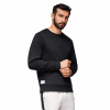 Pánska tepláková mikina BASIC 100 % bavlna čierna V5 OM-SSBN-0175 L Pánska tepláková mikina BASIC 100 % bavlna čierna V5 OM-SSBN-0175 L