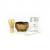 MatchaDay Matcha čaj set - Kasai 50g (plechovka) oranžová MatchaDay Matcha čaj set - Kasai 50g (plechovka) oranžová