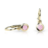 Detské náušnice Danfil C1537 zo žltého zlata, Pink, zapínanie brizura Detské náušnice Danfil C1537 zo žltého zlata, Pink, zapínanie brizura