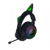 Razer Kraken Kitty V3 Pro Sluchátka s mikrofonem Kabelový a bezdrátový Přes hlavu Hraní USB Typ-A Bluetooth Černá Razer Kraken Kitty V3 Pro Sluchátka s mikrofonem Kabelový a bezdrátový Přes hlavu Hraní USB Typ-A Bluetooth Černá