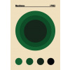 Plagát, Obraz - Bauhaus 1923 Green, 30 × 40 cm Plagát, Obraz - Bauhaus 1923 Green, 30 × 40 cm