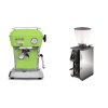 Ascaso Dream ONE, Fresh Pistachio + Stone Espresso Pebble, chrome Ascaso Dream ONE, Fresh Pistachio + Stone Espresso Pebble, chrome