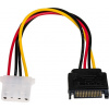 Akyga Molex - SATA, 0.15m, Wielokolorowy (AK-CA-11) Akyga Molex - SATA, 0.15m, Wielokolorowy (AK-CA-11)