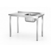 Drezový stôl Hendi Kitchen Line s drezom vpravo - 800x600x850 mm Drezový stôl Hendi Kitchen Line s drezom vpravo - 800x600x850 mm