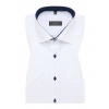 Pánska košeľa ETERNA Comfort Fit Royal Oxford biela s modrým kontrastom Non Iron - Krátky rukáv, Veľkosť 46 Pánska košeľa ETERNA Comfort Fit Royal Oxford biela s modrým kontrastom Non Iron - Krátky rukáv, Veľkosť 46