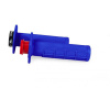 RACETECH MPRBL000021 gripy R20 Lock-On (22 + 25 mm) modrá (polovičný vaflový vzor) + 8 adaptérov plynovej rukoväte RACETECH MPRBL000021 gripy R20 Lock-On (22 + 25 mm) modrá (polovičný vaflový vzor) + 8 adaptérov plynovej rukoväte