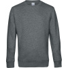 B&C Mikina KING Crew Neck, pánská COT01U01Kx4813-heather mid 3XL Melír šedá střední B&C Mikina KING Crew Neck, pánská COT01U01Kx4813-heather mid 3XL Melír šedá střední