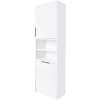 Mereo Vigo, kúpeľňová skrinka vysoká s košom, 180 cm, biela lesk CN332 Mereo Vigo, kúpeľňová skrinka vysoká s košom, 180 cm, biela lesk CN332