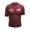 Fresh Trash MEN'S LITE MERINO EVO JERSEY MERLOT RED pánsky cyklodres - S Fresh Trash MEN'S LITE MERINO EVO JERSEY MERLOT RED pánsky cyklodres - S