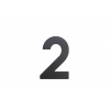 Richter Czech Nerezové číslo v plochom „2D“ prevedení RICHTER RN.75L.2.CE Richter Czech Nerezové číslo v plochom „2D“ prevedení RICHTER RN.75L.2.CE
