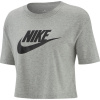 Dámske tričká Nike Sportswear Essential Crop Icon W - dark grey heather/black - Sivý (L) Dámske tričká Nike Sportswear Essential Crop Icon W - dark grey heather/black - Sivý (L)