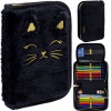 Jednoposchodový peračník s výbavou AstraBAG FLUFFY KITTY BLACK, AC11, 503025026 Jednoposchodový peračník s výbavou AstraBAG FLUFFY KITTY BLACK, AC11, 503025026