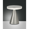 FABAS NEUTRA TABLE LAMP SATINED NICKEL H.270 3386-35-178 FABAS NEUTRA TABLE LAMP SATINED NICKEL H.270 3386-35-178