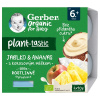 GERBER GERBER Organic 100% Dezert rastlinný jablko a ananás s kokosovým mliekom (4x 90 g)​