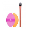 Real Techniques Precision Perfection Duo Sada štetca na korektor a špongie na make-up, 2 ks Real Techniques Precision Perfection Duo Sada štetca na korektor a špongie na make-up, 2 ks