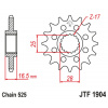 JT Reťazové koliečko JT JTF 1904-17 17T, 525 JT Reťazové koliečko JT JTF 1904-17 17T, 525