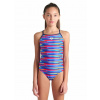 Arena Girl's Swimsuit Racing Stripe Light Drop Back (4-15rokov) Arena Girl's Swimsuit Racing Stripe Light Drop Back (4-15rokov)