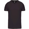 KARIBAN VINTAGE V-NECK K357 / Pánske tričko s krátkym rukávom - dark grey XXL KARIBAN VINTAGE V-NECK K357 / Pánske tričko s krátkym rukávom - dark grey XXL