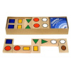 MIK TOYS Domino Geometrické tvary - dřevěné MIK TOYS Domino Geometrické tvary - dřevěné